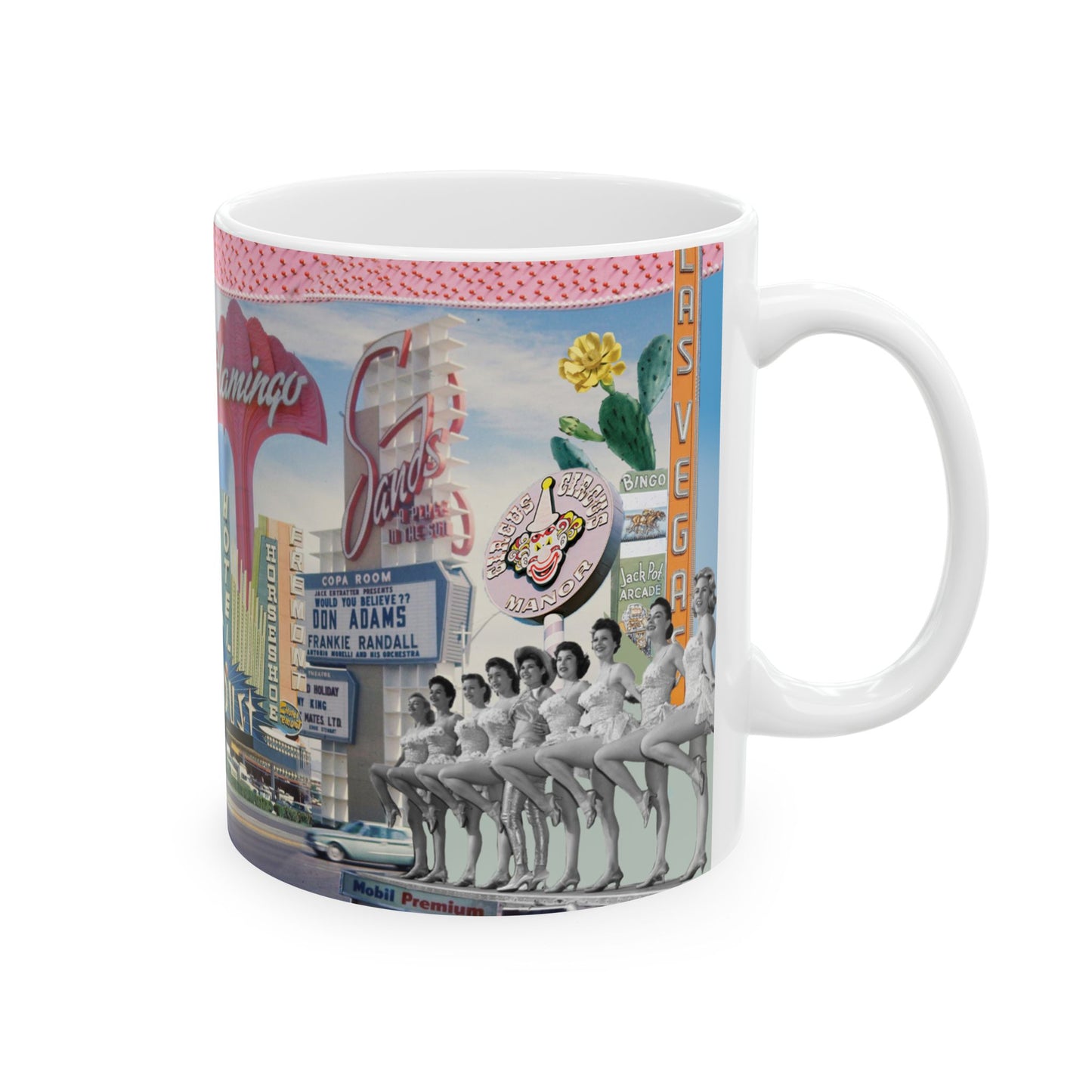 Vintage Las Vegas Collage Mug