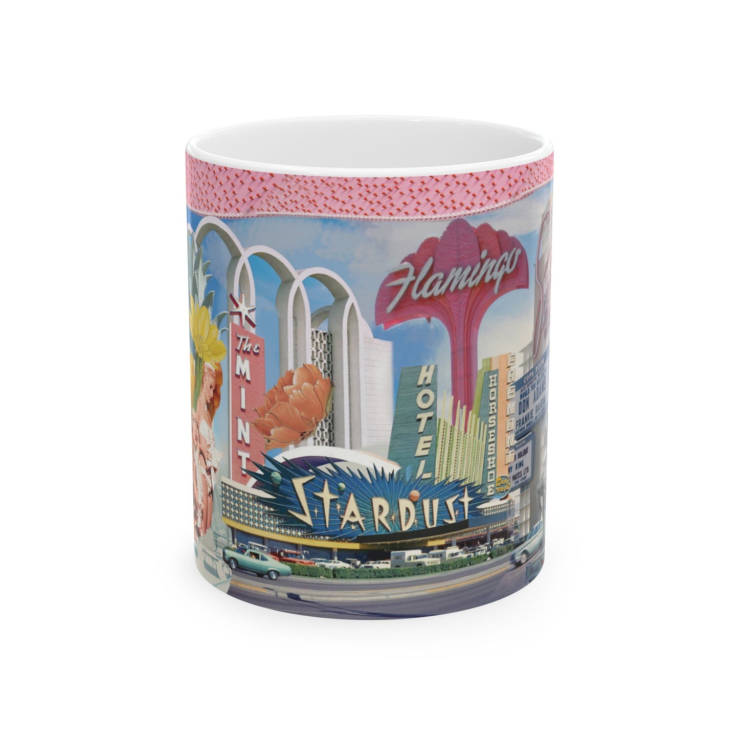 Vintage Las Vegas Collage Mug