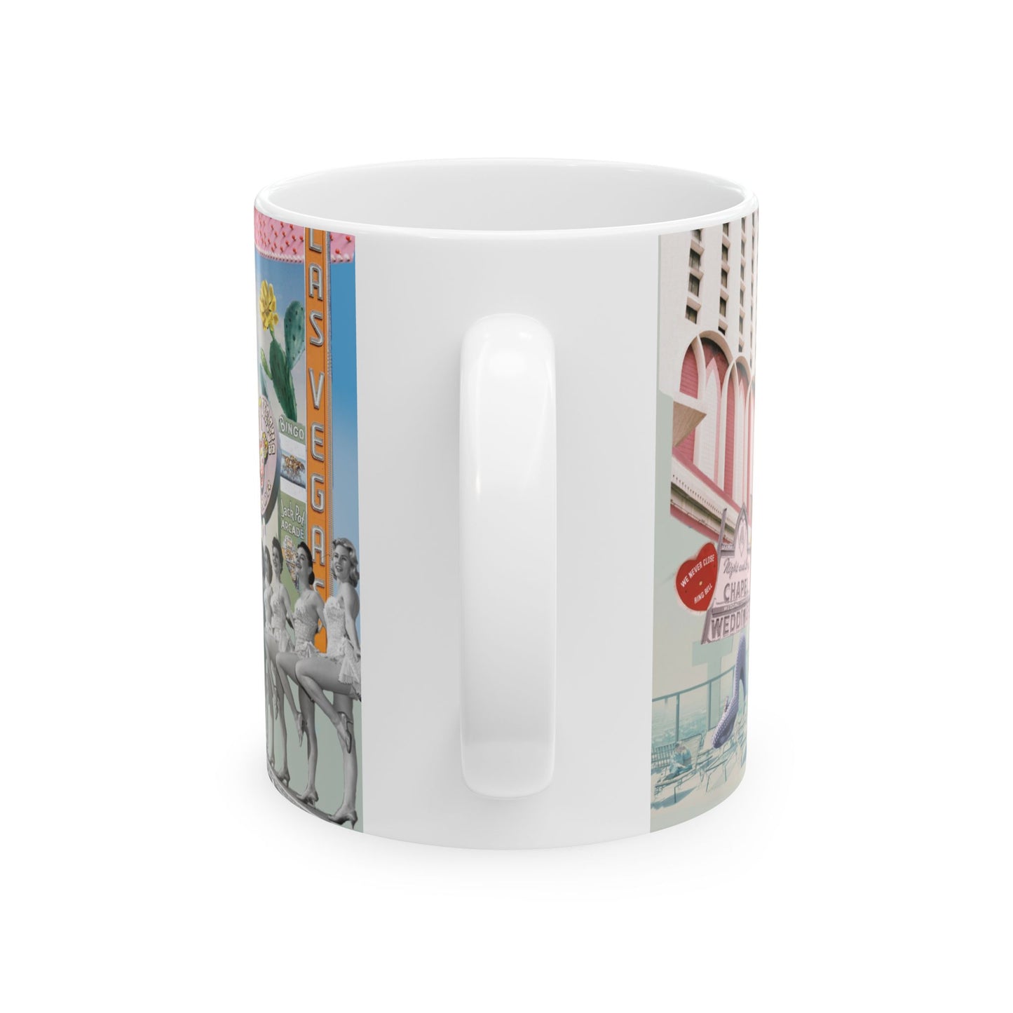 Vintage Las Vegas Collage Mug