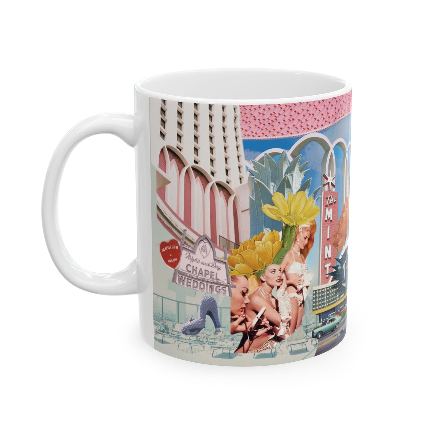 Vintage Las Vegas Collage Mug