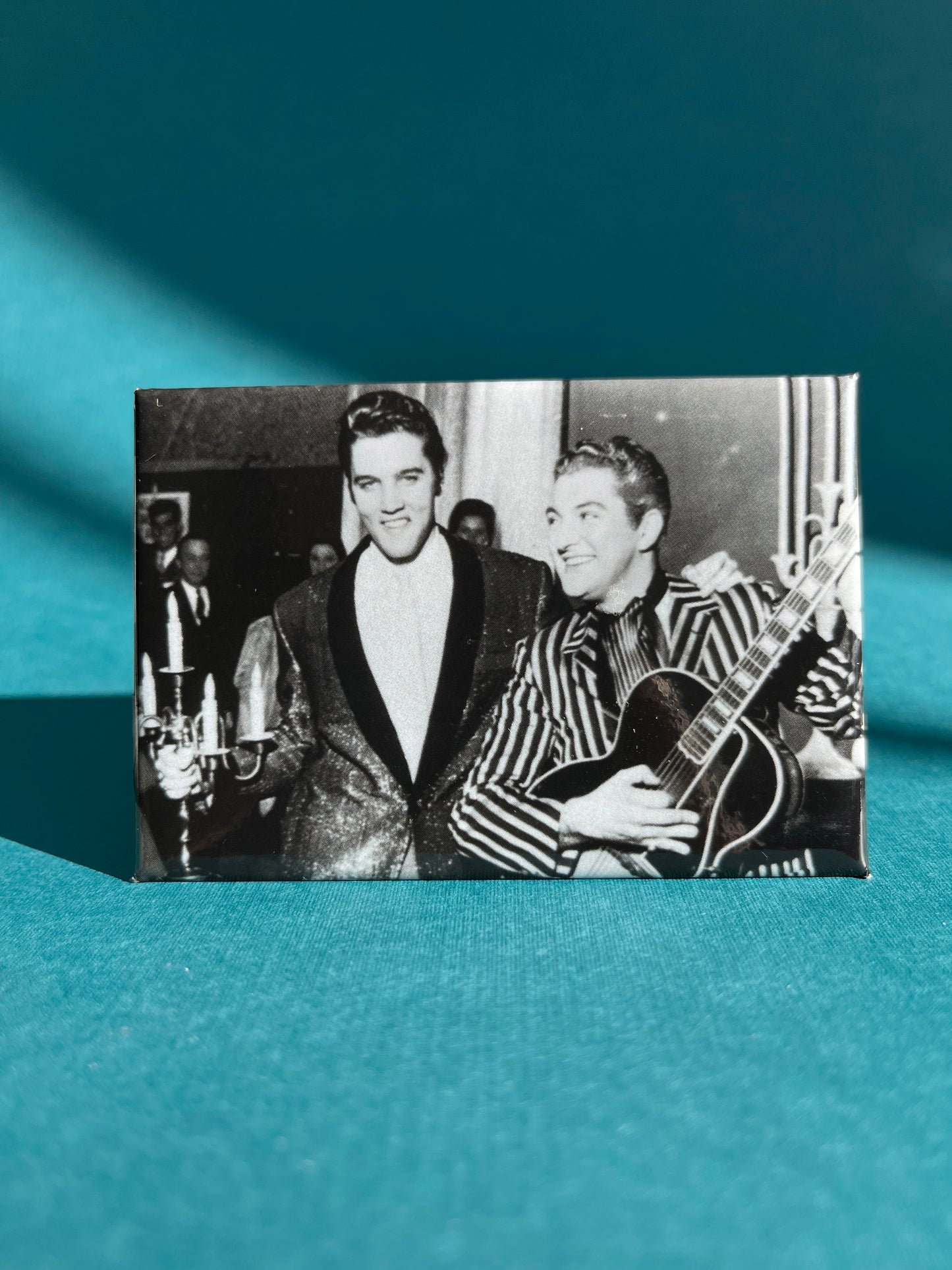 Elvis and Liberace Photo Magnet