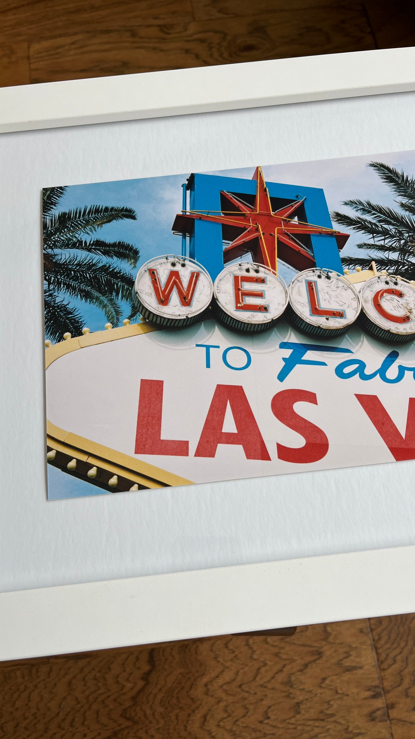 Welcome To Las Vegas Sign 8x12" Photo Print