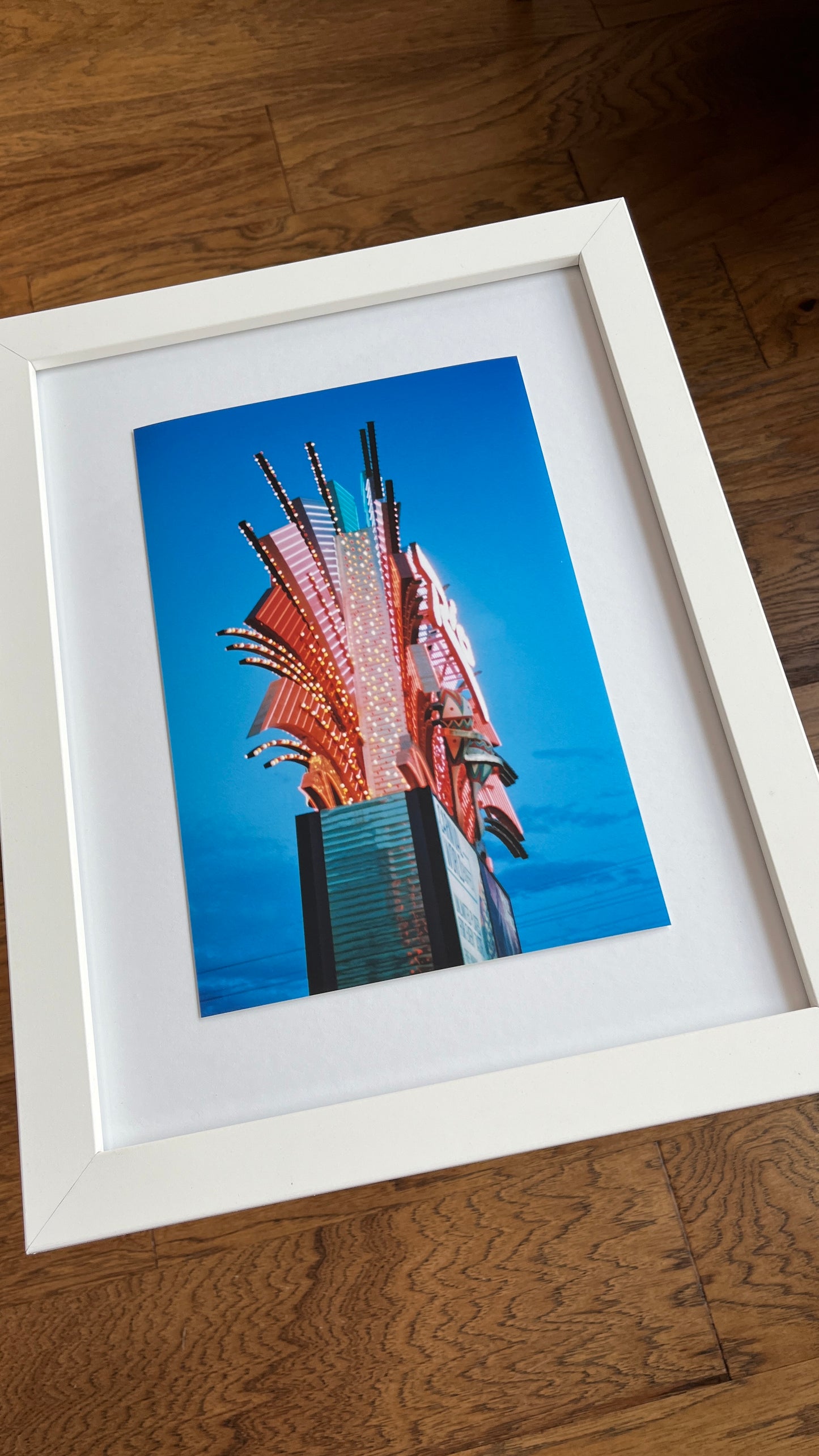 Rio Hotel Sign - Night 8x12" Photo Print