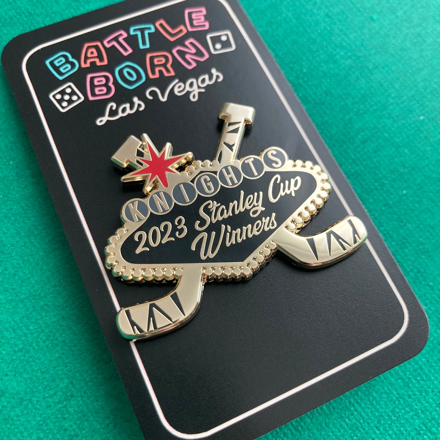 Golden Knights Stanley Cup Winners Pin