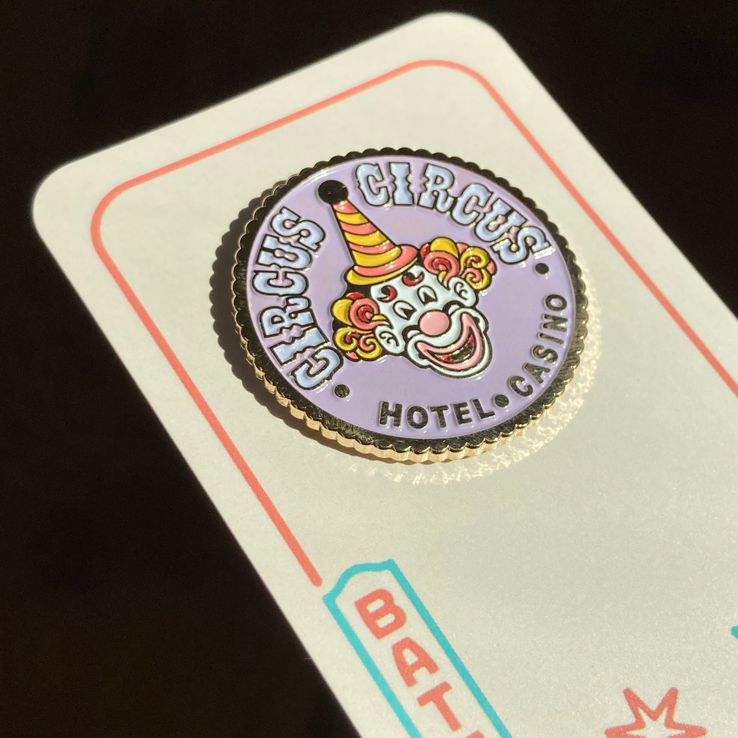 Clown Casino Pin