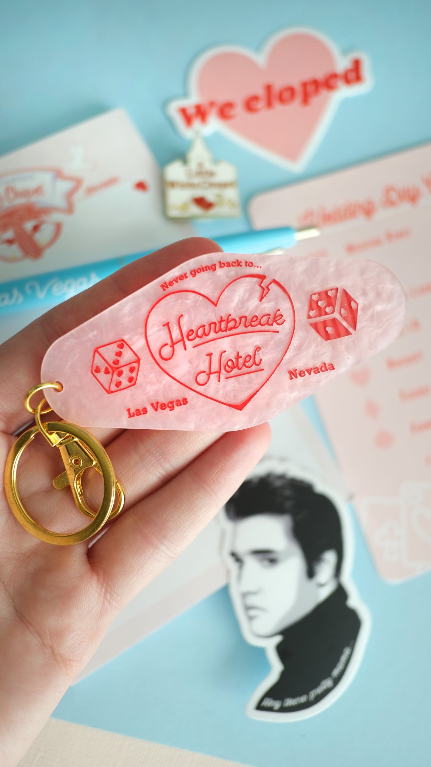 Heartbreak Hotel Keychain
