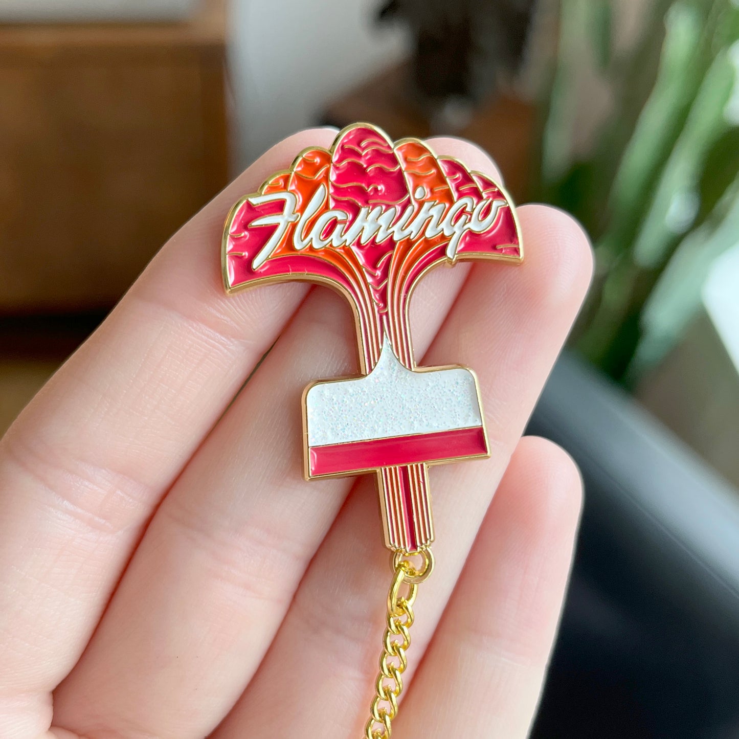 Flamingo Sign - Vintage Design