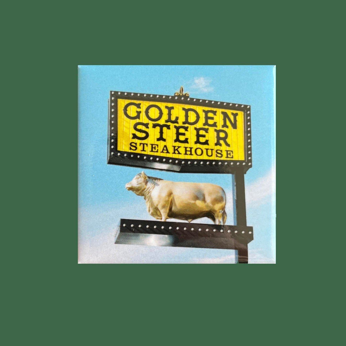 Golden Steer Magnet