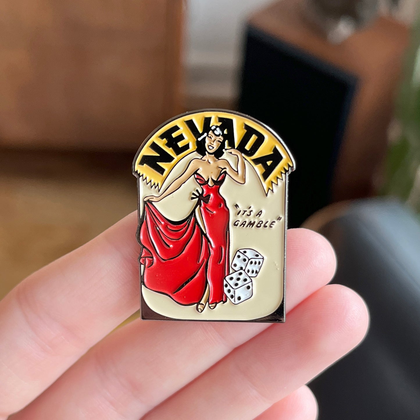 Nevada "It's a Gamble!" Pin