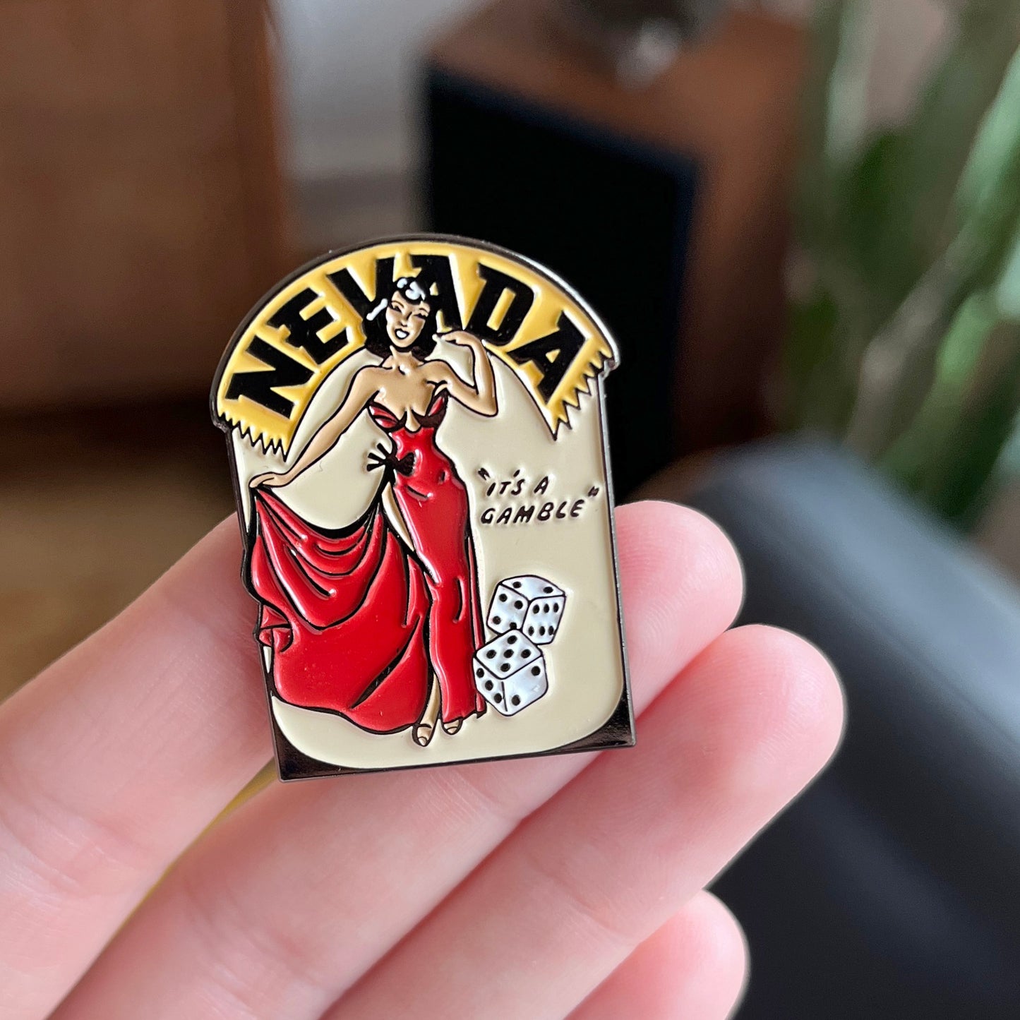 Nevada "It's a Gamble!" Pin