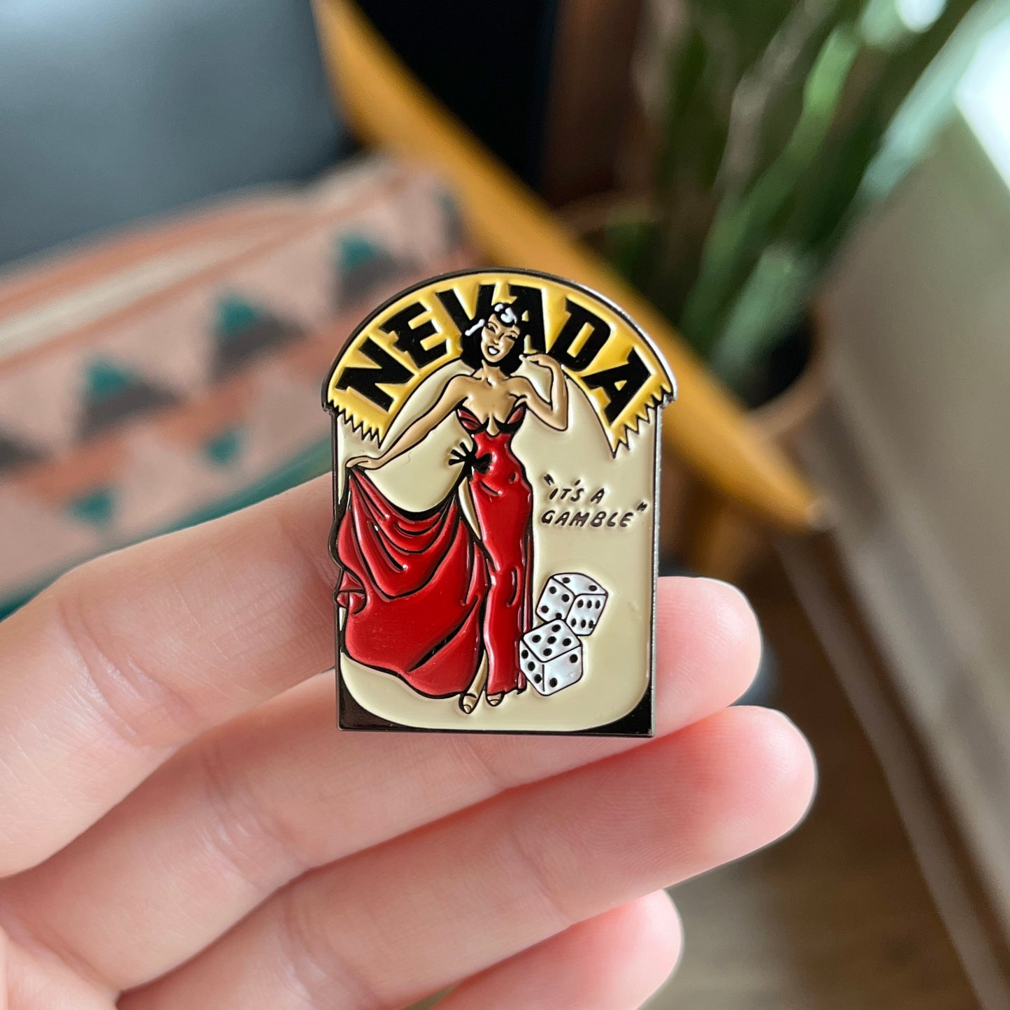 Nevada "It's a Gamble!" Pin