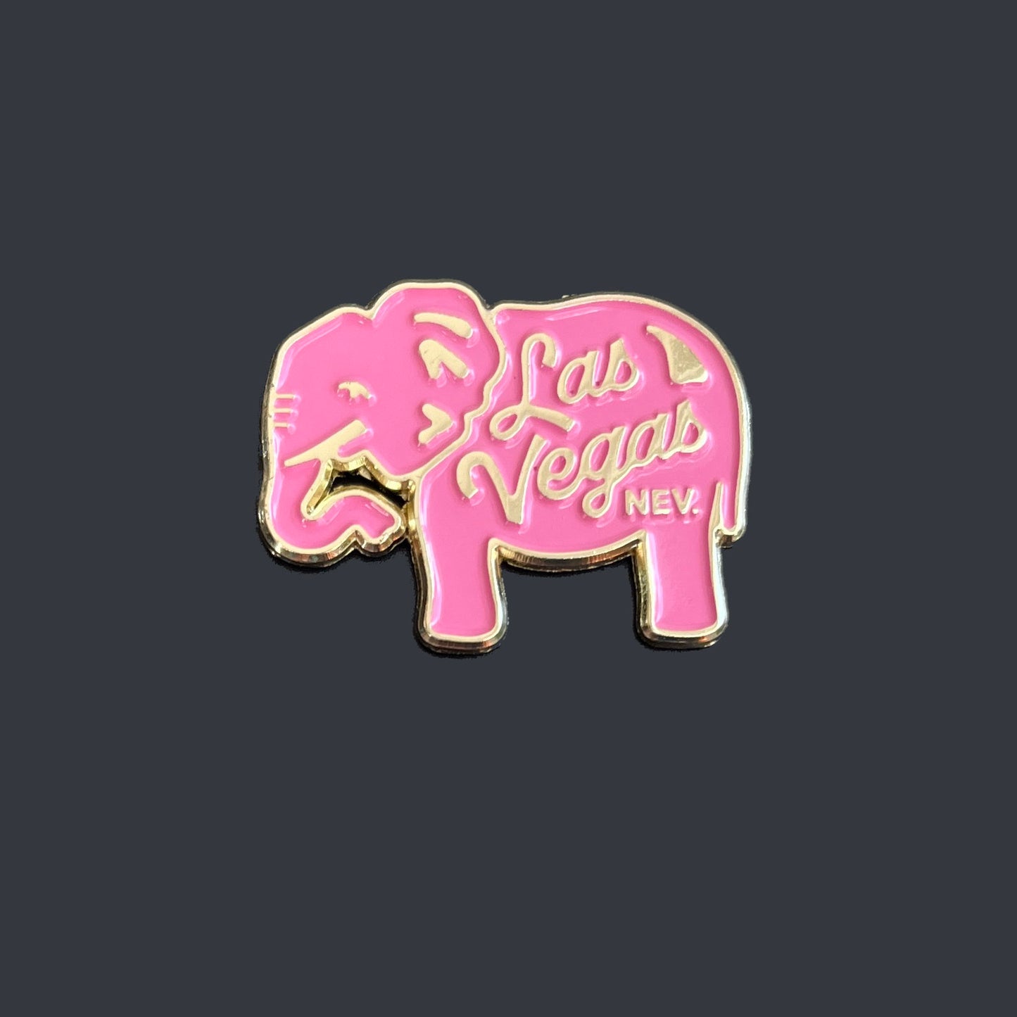 Diamond Inn Motel Pink Elephant Pin