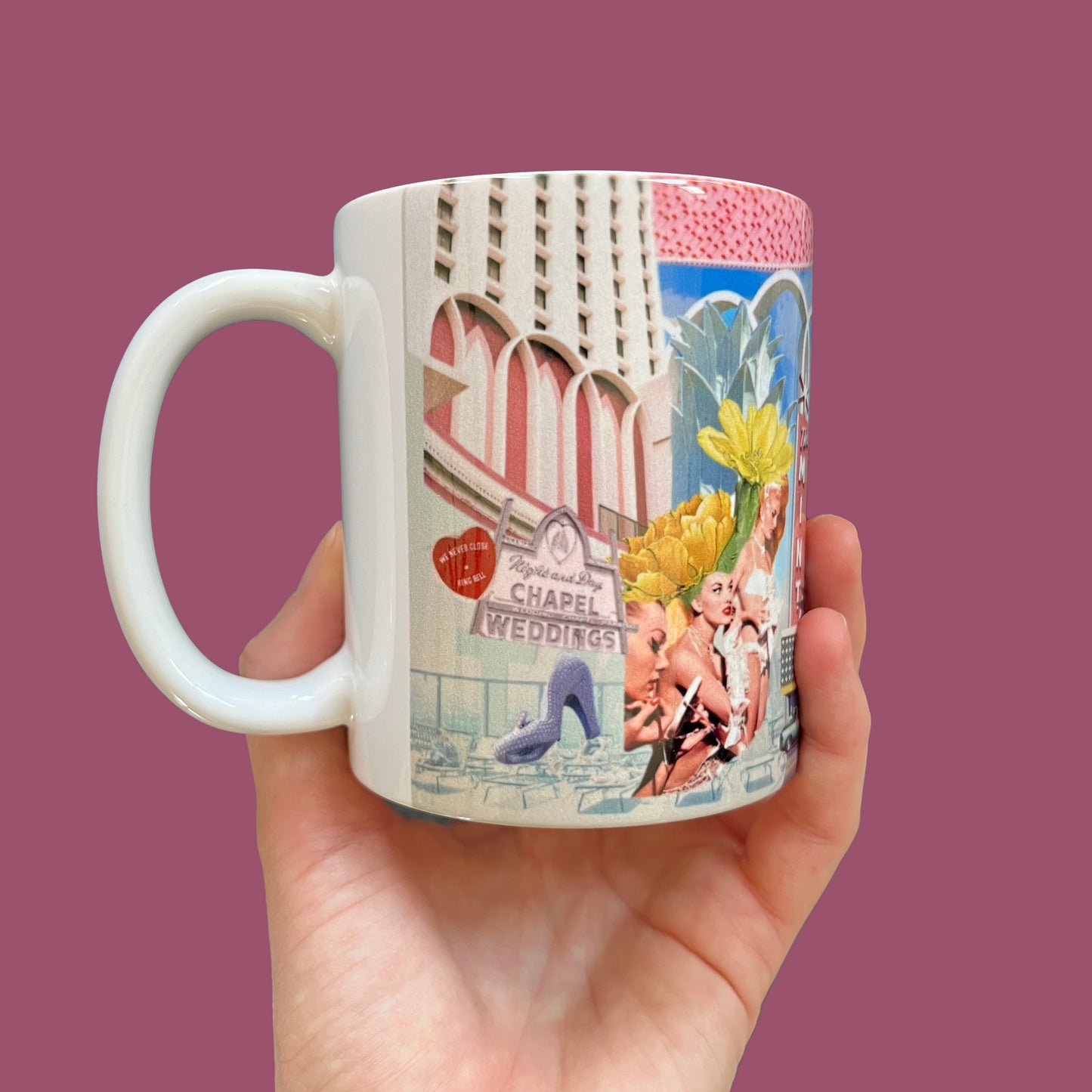 Vintage Las Vegas Collage Mug