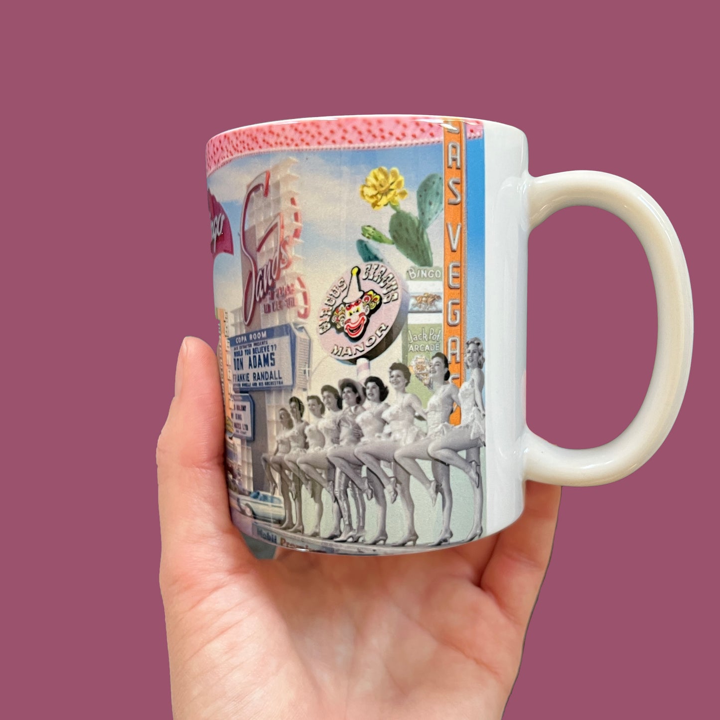 Vintage Las Vegas Collage Mug