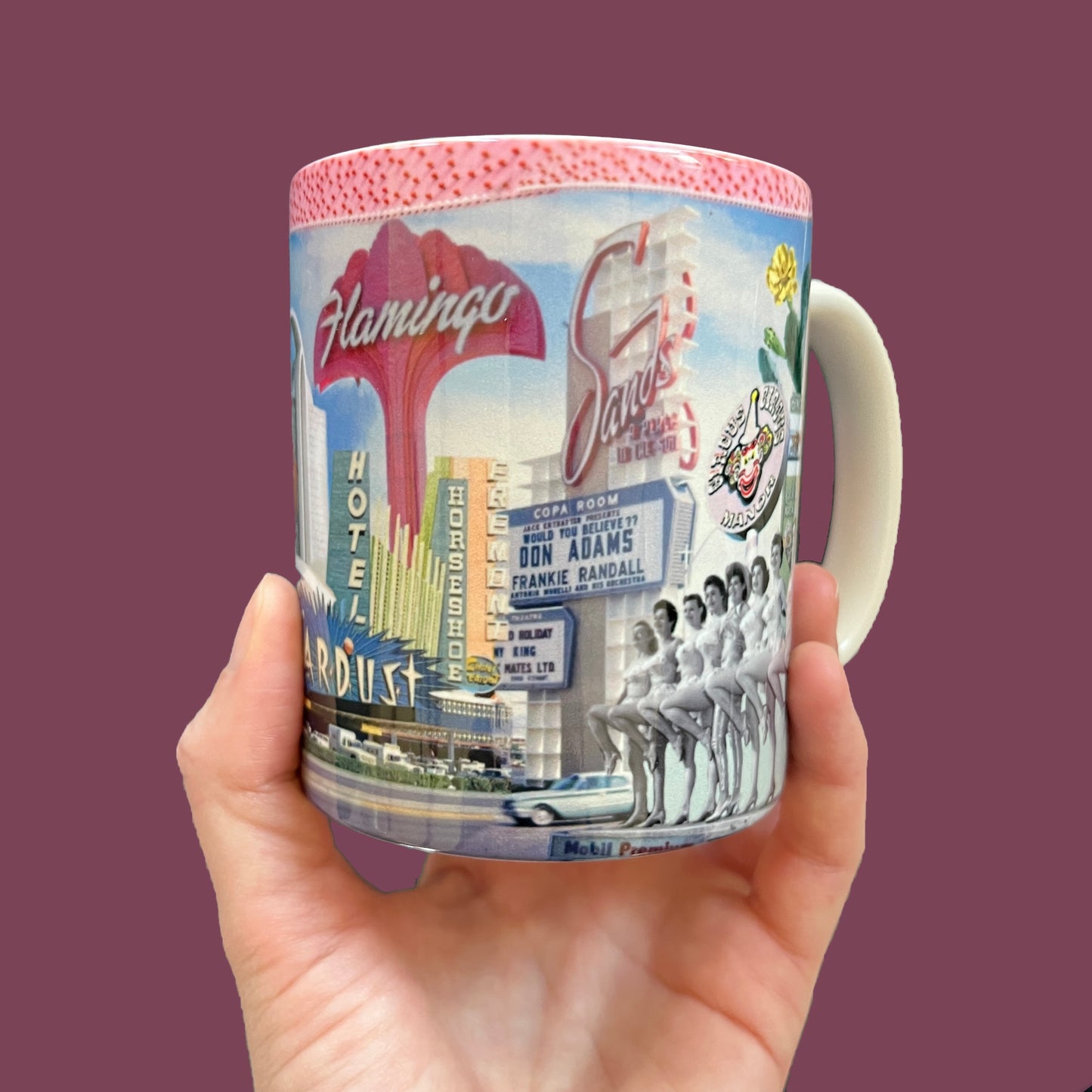 Vintage Las Vegas Collage Mug