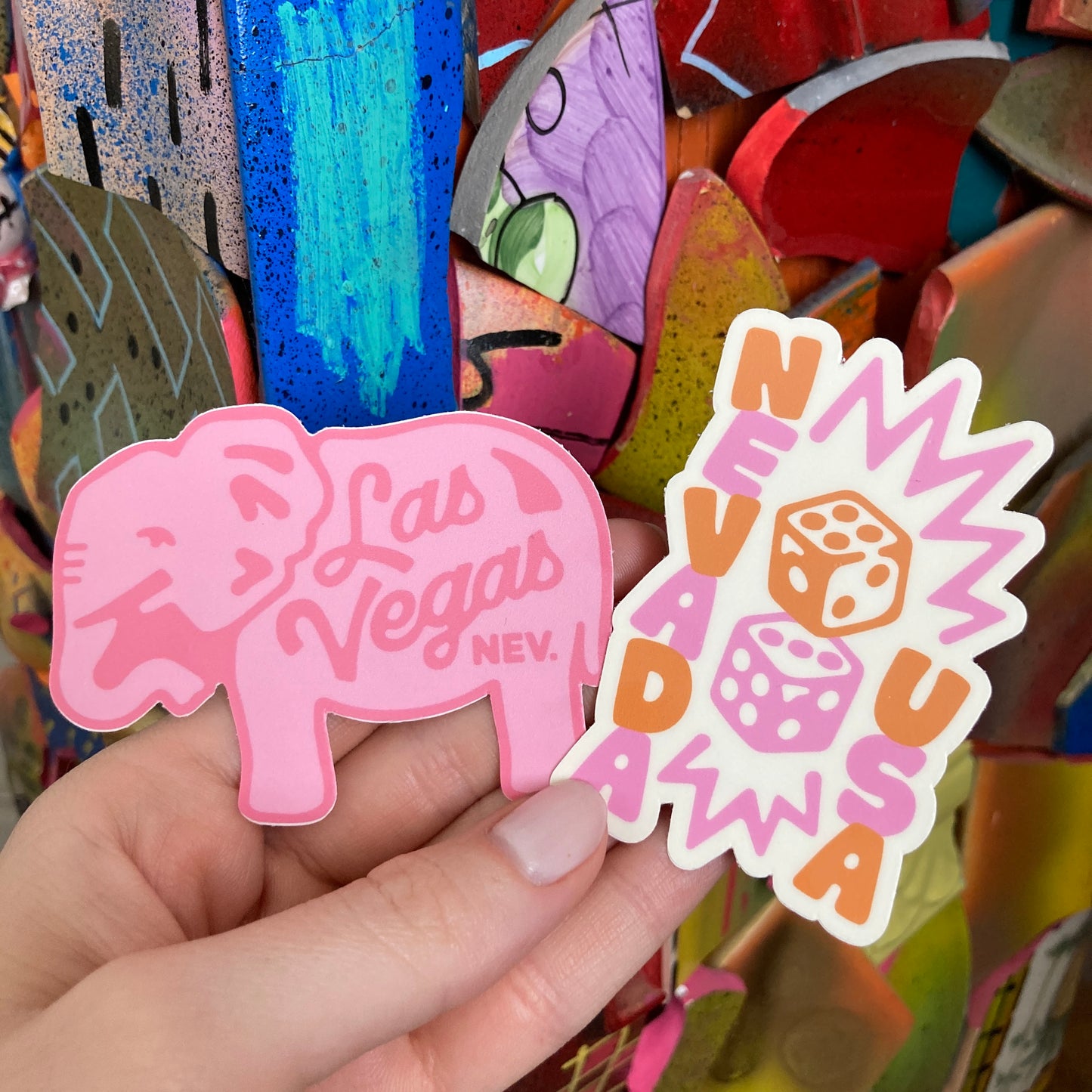 Pink Elephant Sticker
