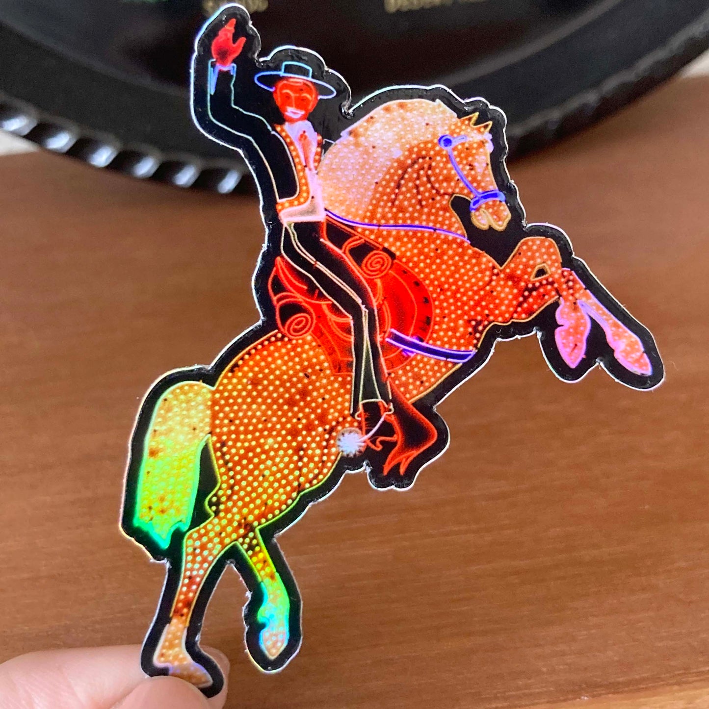 Hacienda Cowboy Sticker