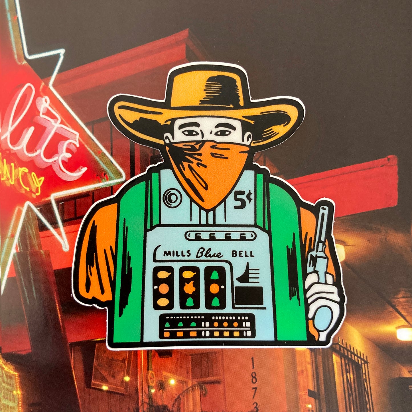 One Armed Bandit Sticker