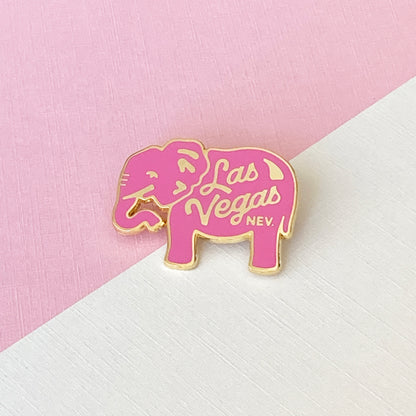 Pink Elephant Pin