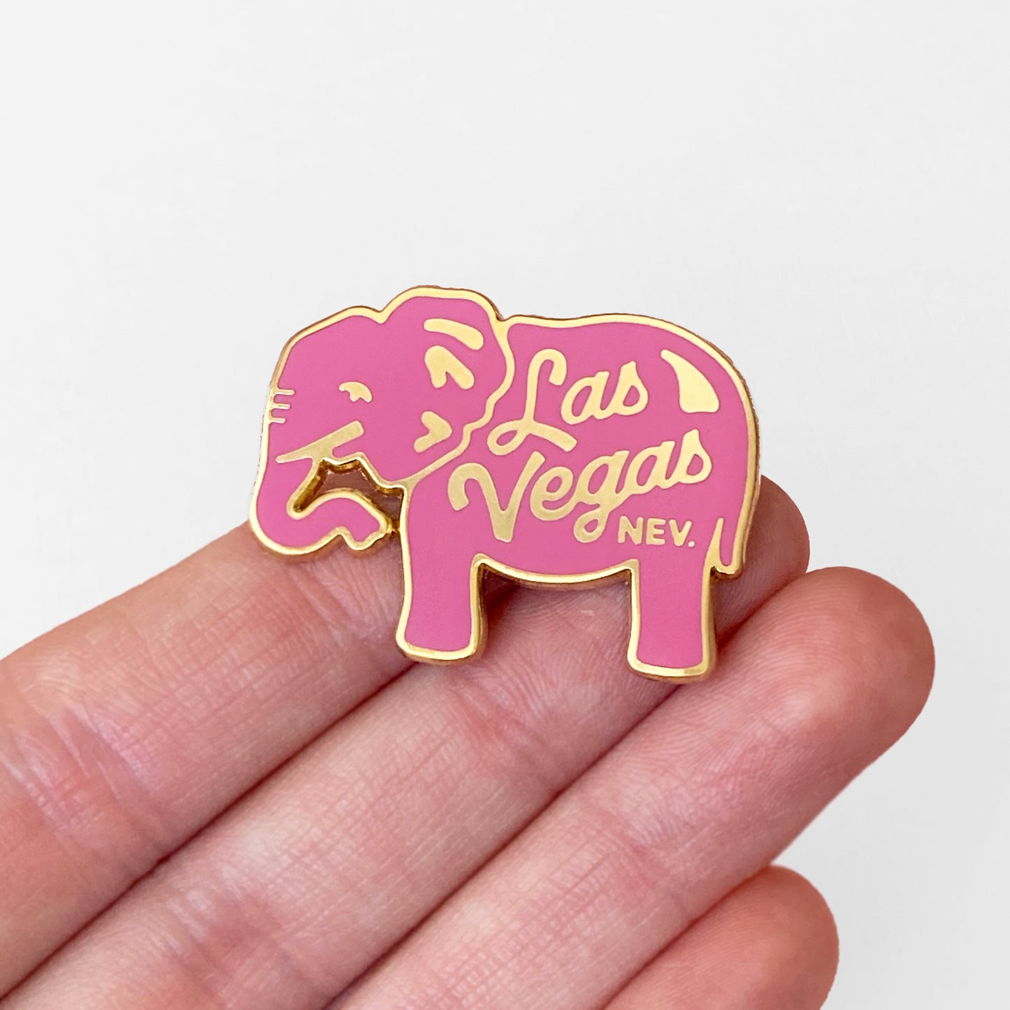 Diamond Inn Motel Pink Elephant Pin