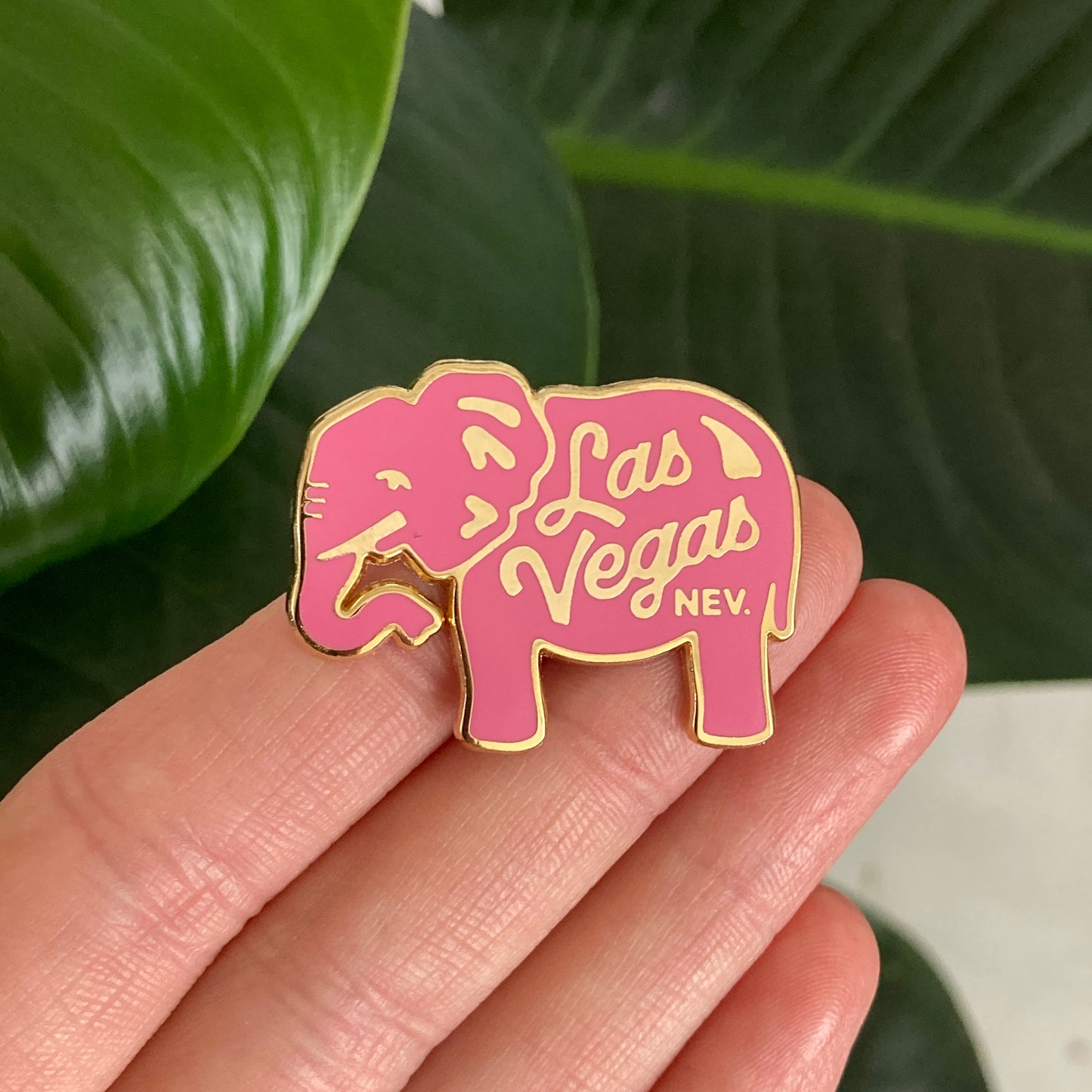 Diamond Inn Motel Pink Elephant Pin