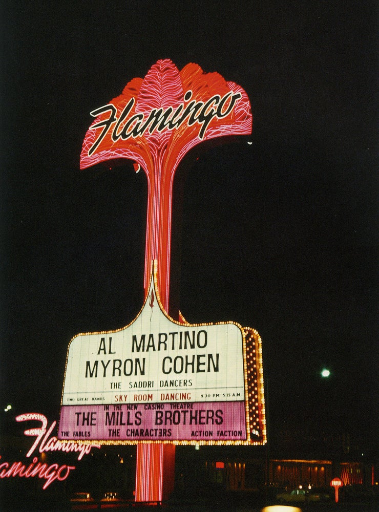 Flamingo Sign - Vintage Design