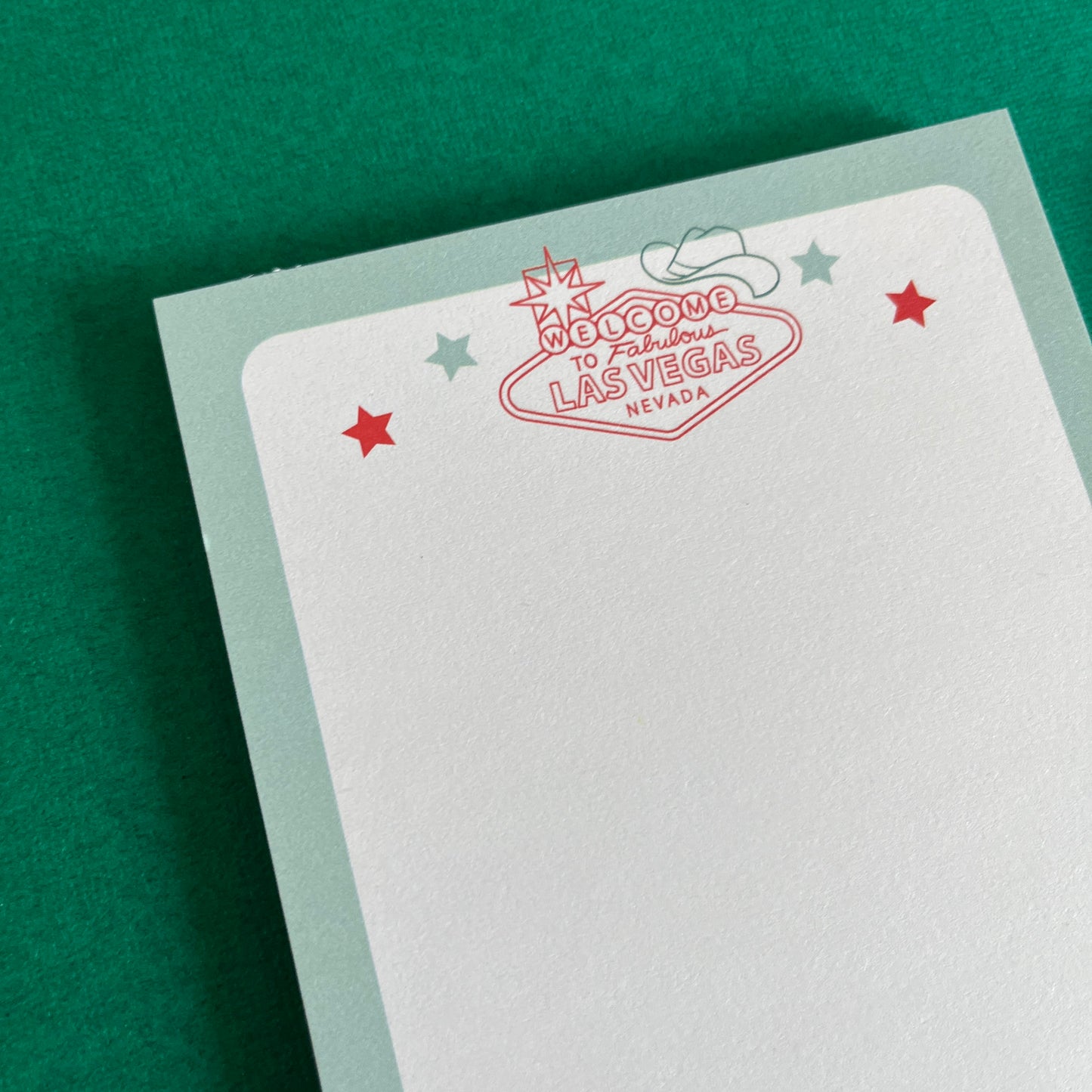 Western Sage Green Notepad and Pen