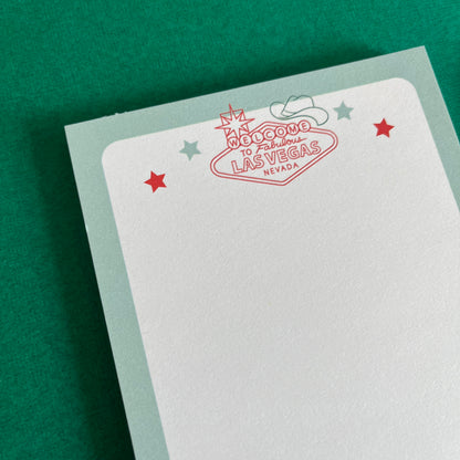 Western Sage Green Notepad and Pen