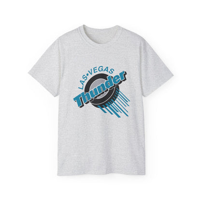 Las Vegas Thunder Vintage Hockey 90's Style Boxy Shirt - Heather Grey