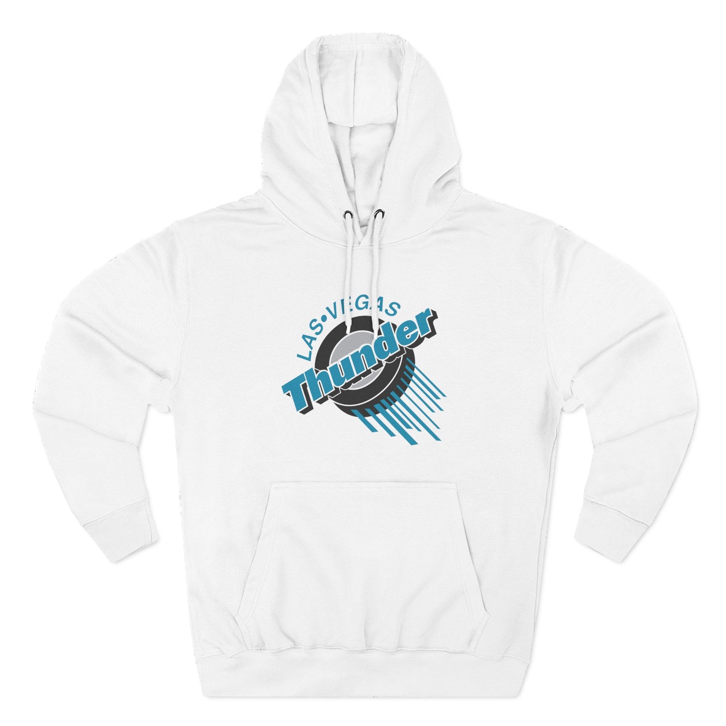Las Vegas Thunder Vintage Hockey Team Logo Three-Panel Fleece Hoodie