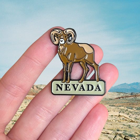 Bighorn Sheep Nevada Pin