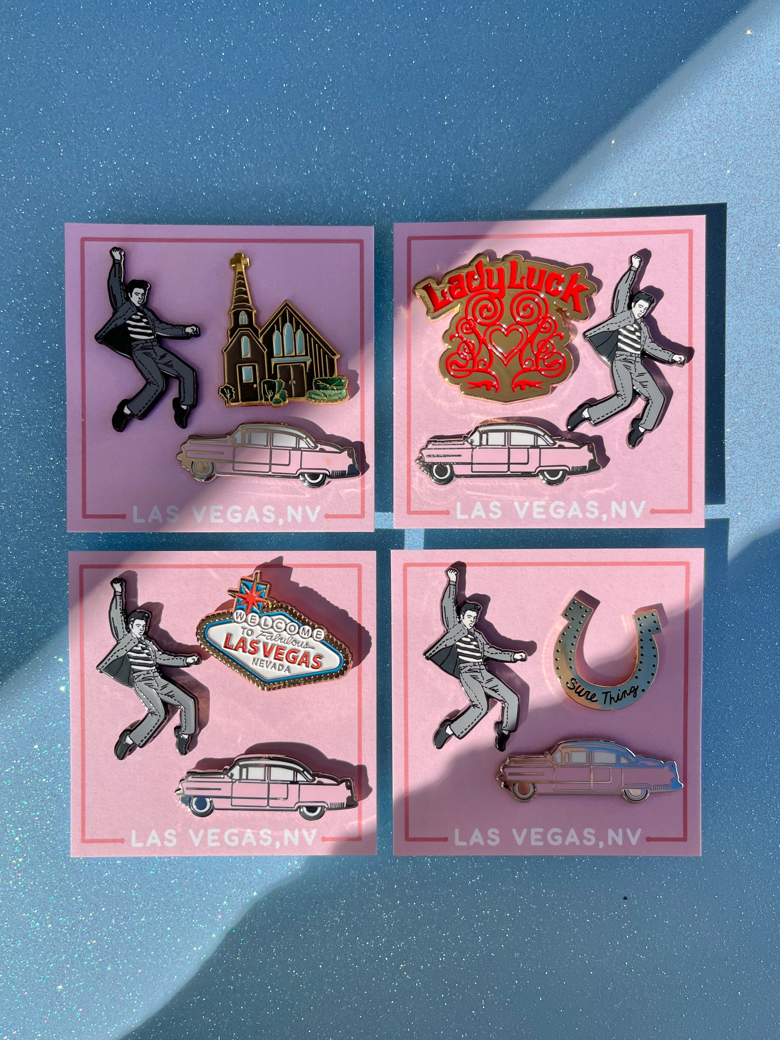 Vegas Wedding Chapel Combo Pack – Battle Born Pins