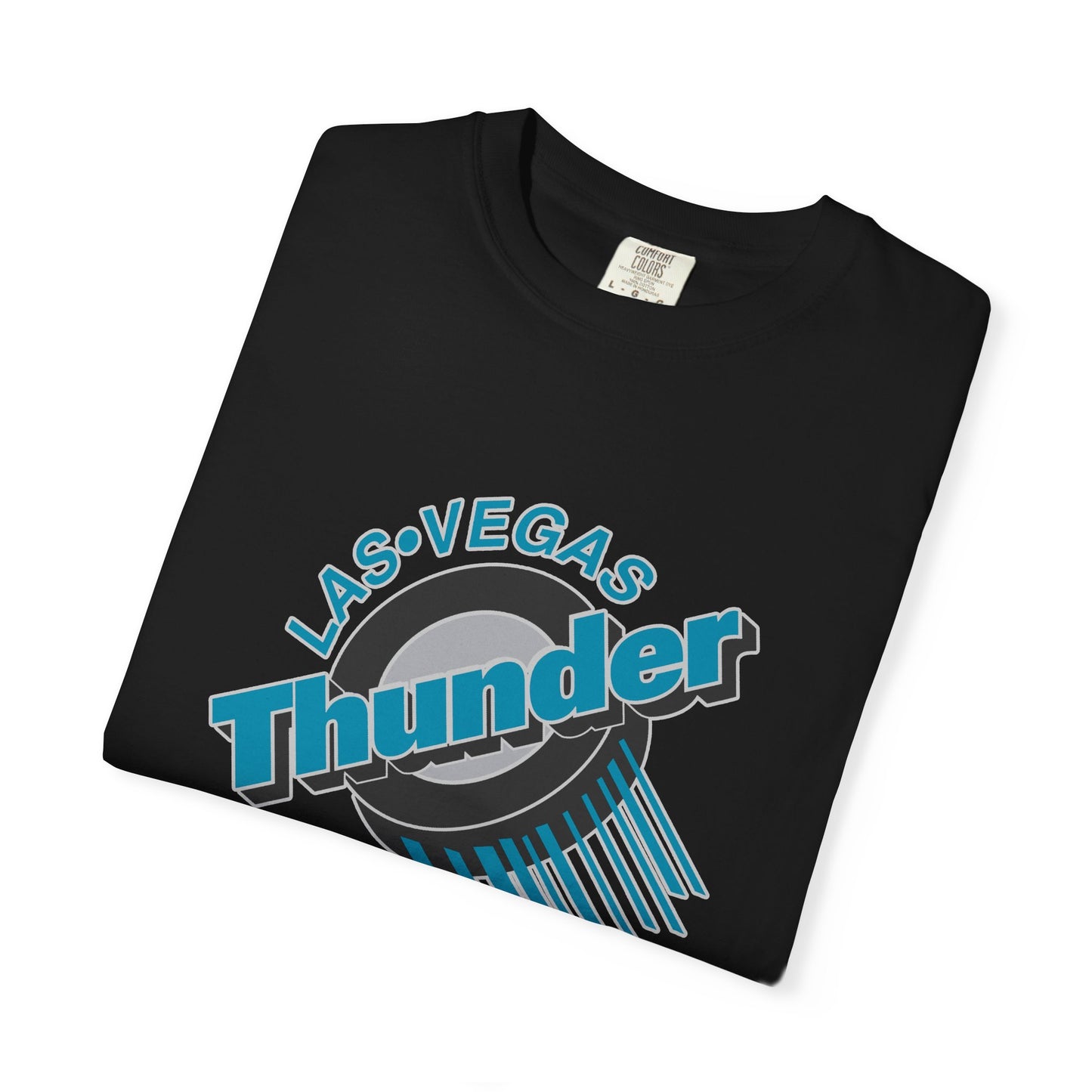 Las Vegas Thunder T Shirt - Black Or White - Comfort Colors