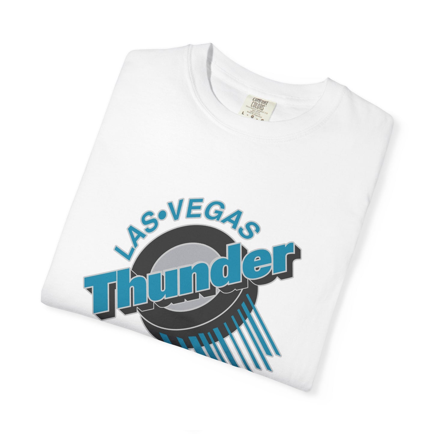Las Vegas Thunder T Shirt - Black Or White - Comfort Colors