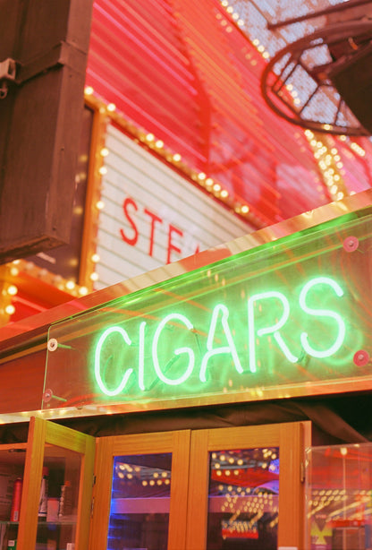 Cigars Neon 8x12" Photo Print