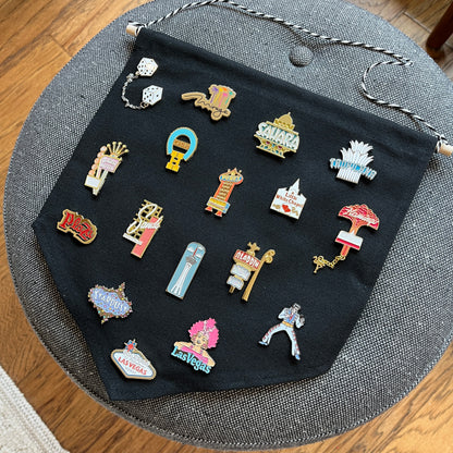 Las Vegas Casino Pin Banner Collection