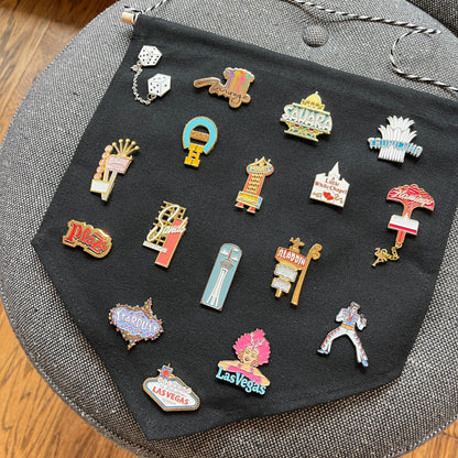 Las Vegas Casino Pin Banner Collection