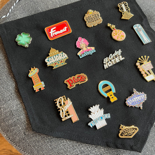 Las Vegas Casino Pin Banner Collection