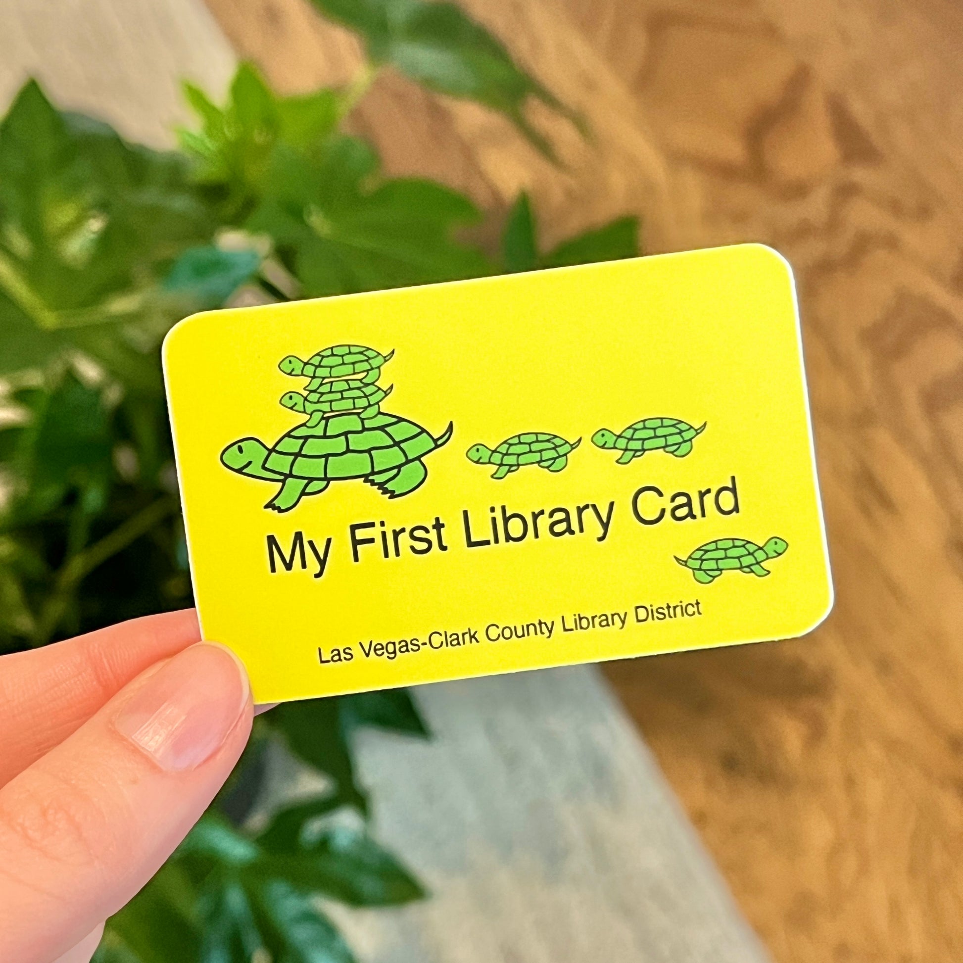 My First Library Card Sticker – Battle Born Pins