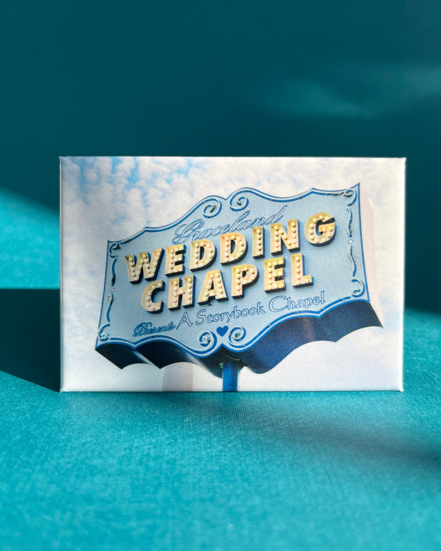 Graceland Wedding Chapel Photo Print Magnet