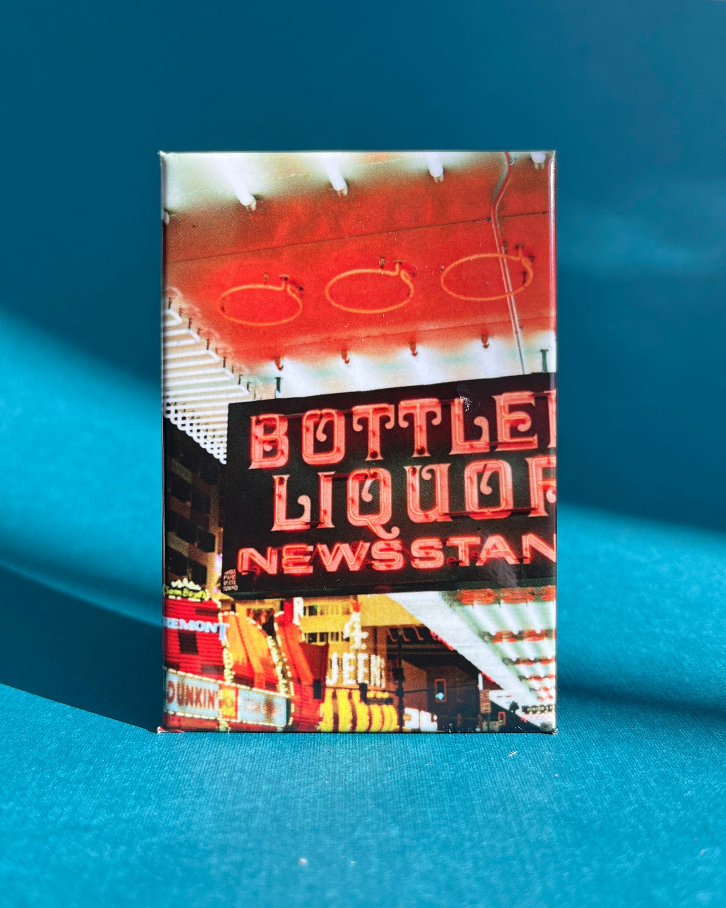 Downtown Las Vegas Neon Photo Magnet