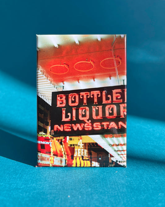 Downtown Las Vegas Neon Photo Magnet