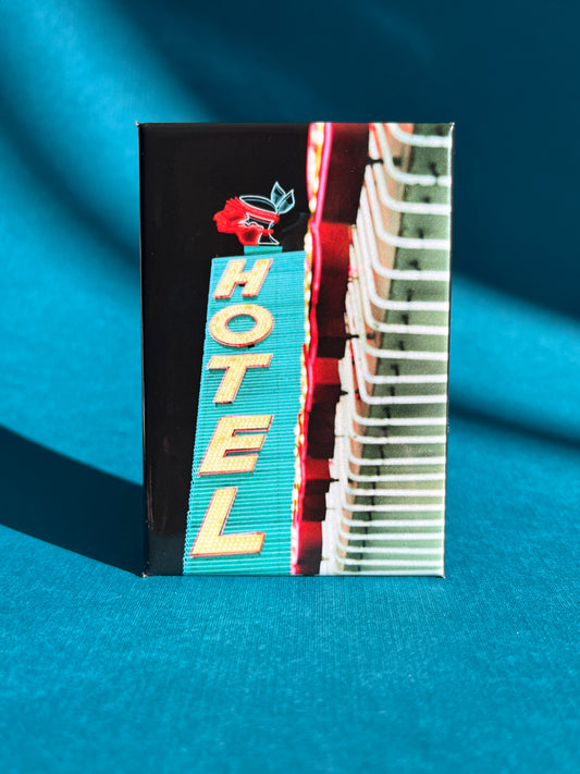 Binions Casino Neon Photo Magnet