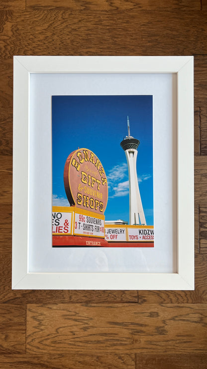 Bonanza Gift and Stratosphere 8x2" Photo Print