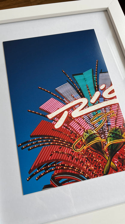 Rio Hotel Sign 8x12" Photo Print