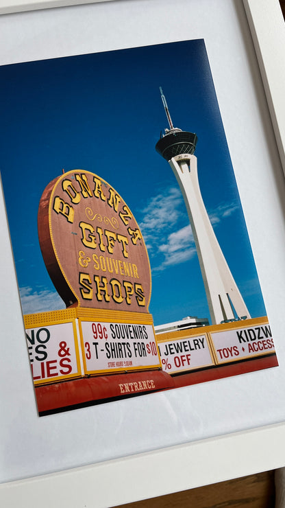 Bonanza Gift and Stratosphere 8x2" Photo Print