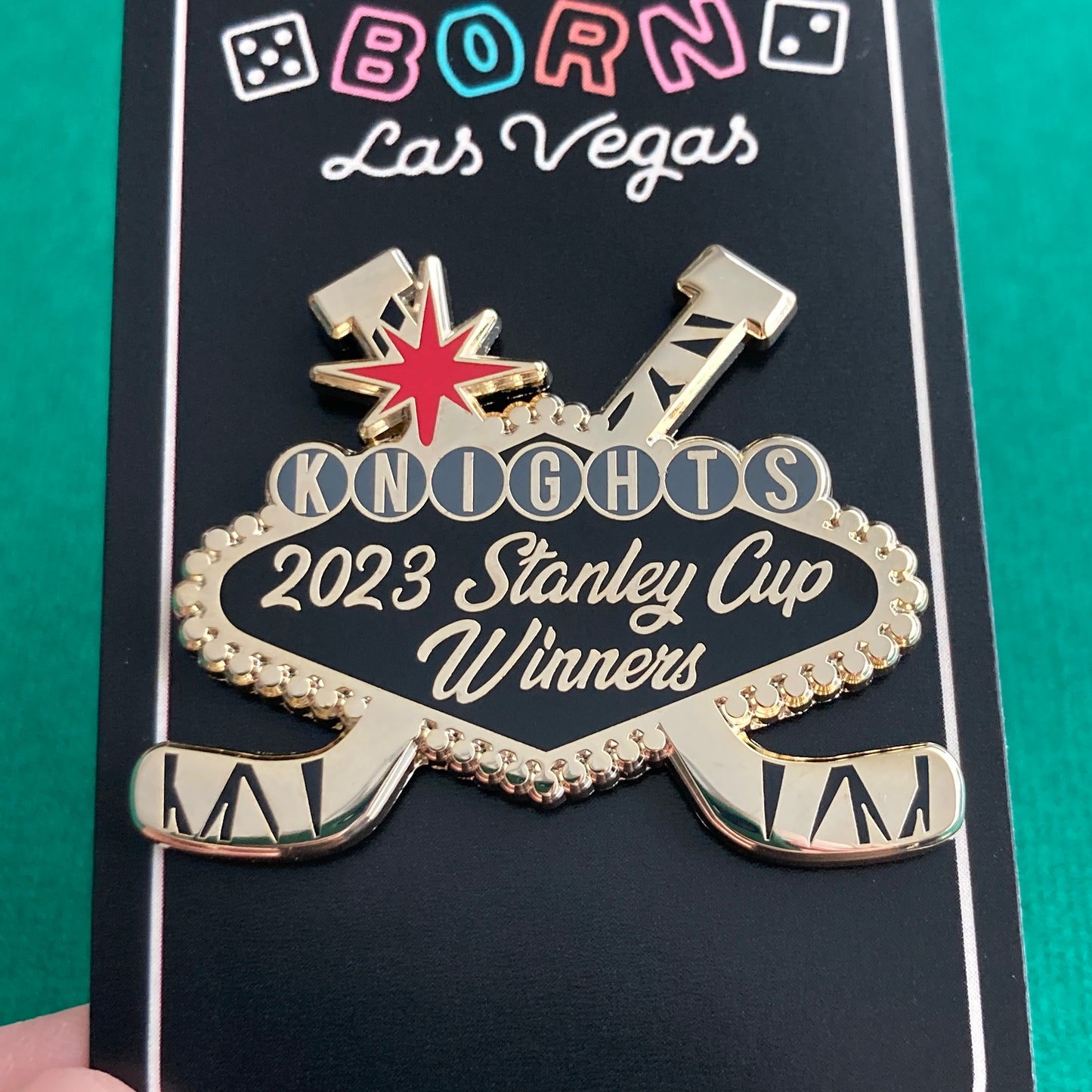 Golden Knights Stanley Cup Winners Pin