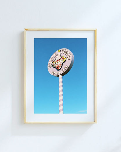 Circus Circus Manor Sign 8x12" Photo Print