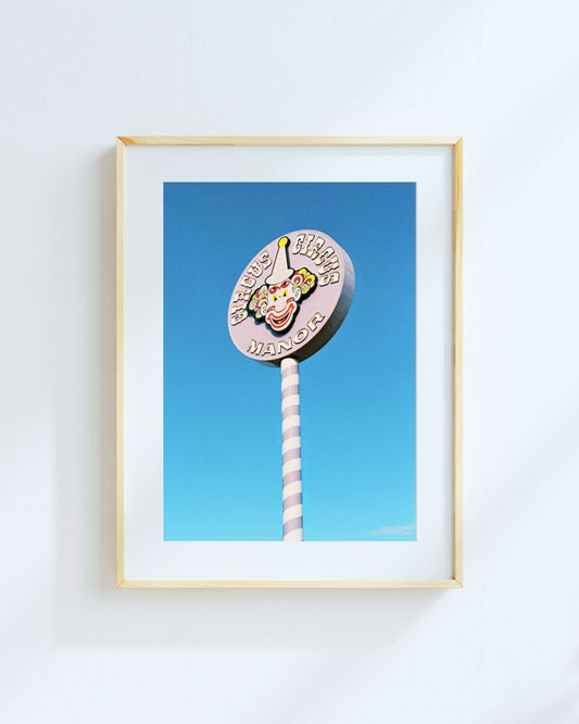Circus Circus Manor Sign 8x12" Photo Print
