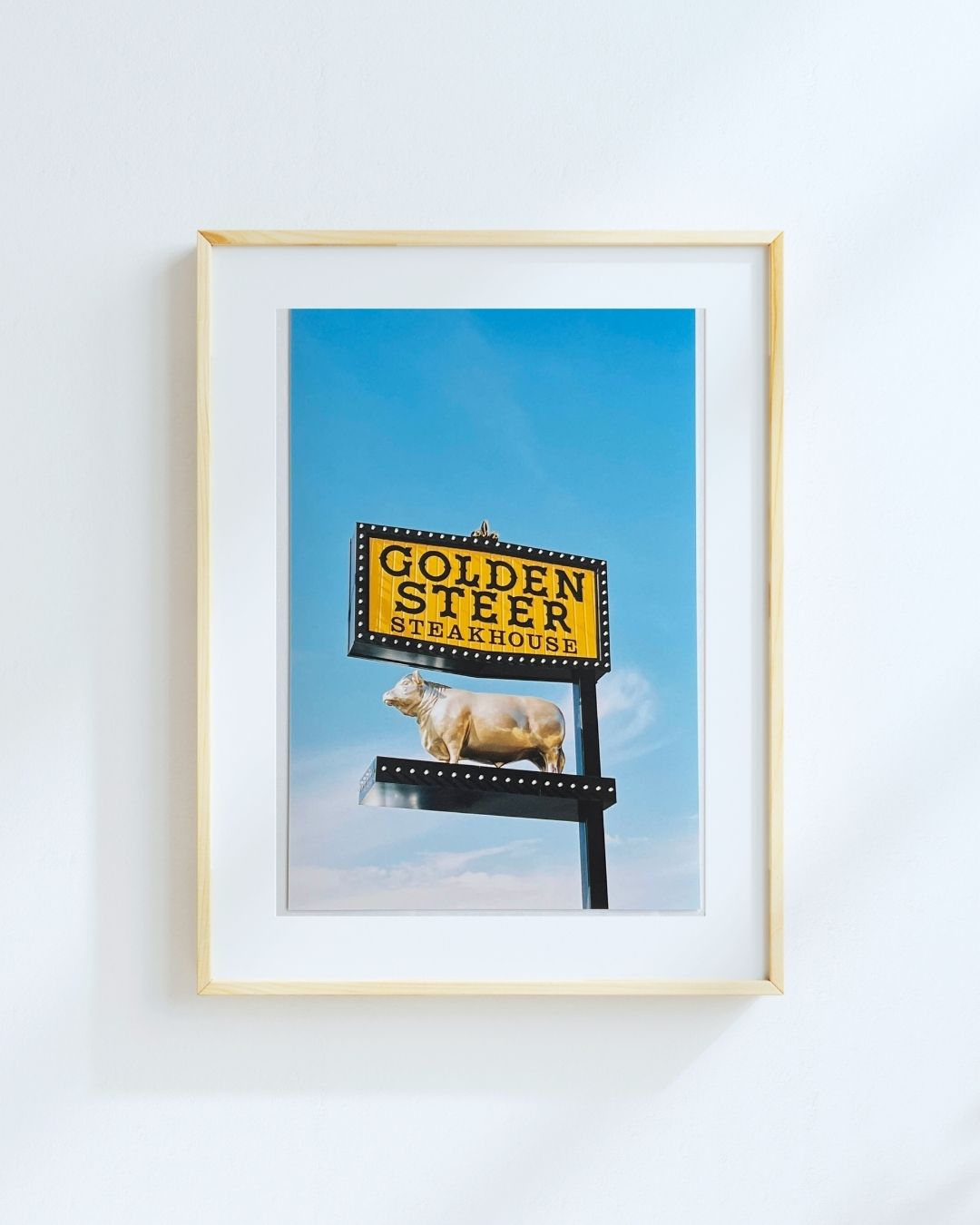 Golden Steer 8x12" Photo Print